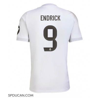 Muški Nogometni Dres Real Madrid Endrick #9 Domaci 2025-26 Kratak Rukav Muški Nogometni Dres Real Madrid Endrick #9 Domaci 2025-26 Kratak Rukav